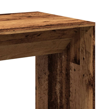 Tavolo da Bar Legno Antico 51x50x103,5 cm in Legno Multistrato | homemem39
