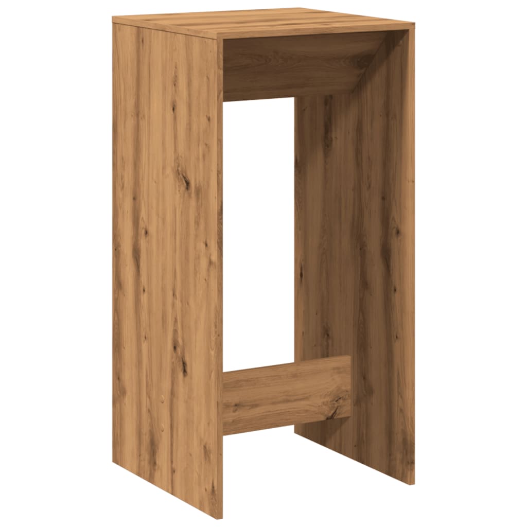 Tavolo Bar Rovere Artigianale 51x50x103,5 cm Legno Multistrato