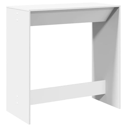 Tavolo da Bar Bianco 102x50x103,5 cm in Legno Multistrato | homemem39