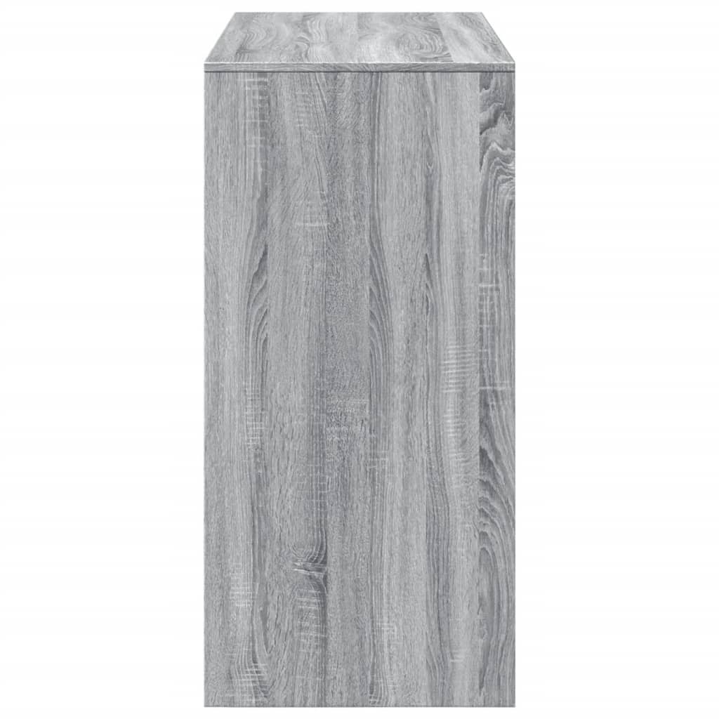 Tavolo da Bar Grigio Sonoma 102x50x103,5cm in Legno Multistrato | homemem39