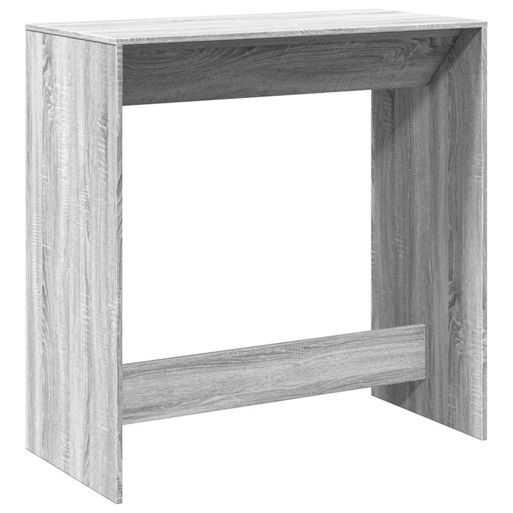 Tavolo da Bar Grigio Sonoma 102x50x103,5cm in Legno Multistrato | homemem39