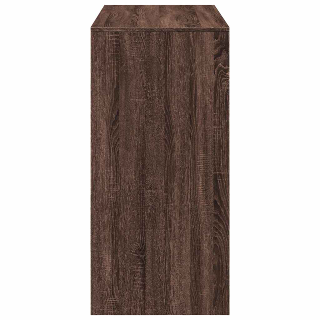 Tavolo da Bar Rovere Marrone 102x50x103,5 cm Legno Multistrato