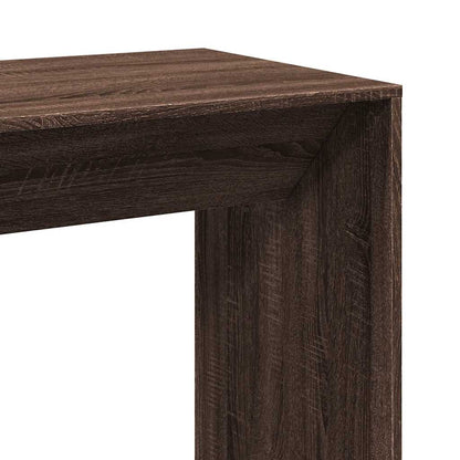 Tavolo da Bar Rovere Marrone 102x50x103,5 cm Legno Multistrato