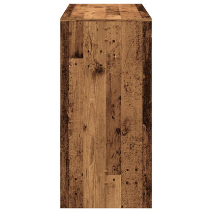 Tavolo da Bar Legno Antico 102x50x103,5 cm in Legno Multistrato | homemem39