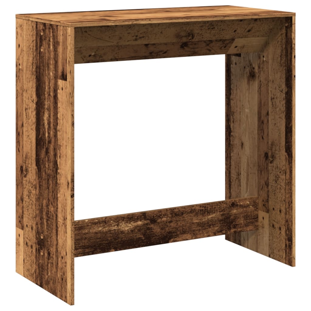 Tavolo da Bar Legno Antico 102x50x103,5 cm in Legno Multistrato | homemem39