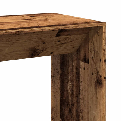 Tavolo da Bar Legno Antico 102x50x103,5 cm in Legno Multistrato | homemem39