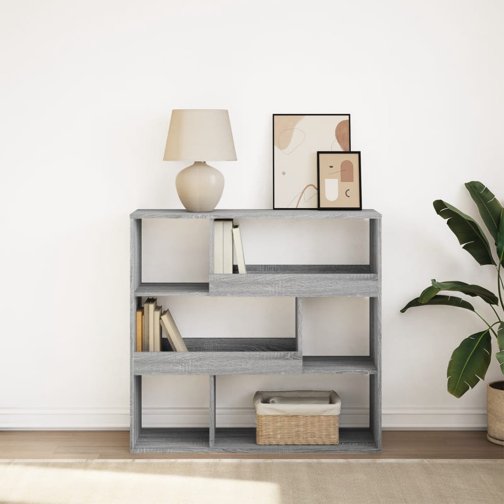 Libreria/Divisorio Grigio Sonoma 100x33x94,5 cm | homemem39
