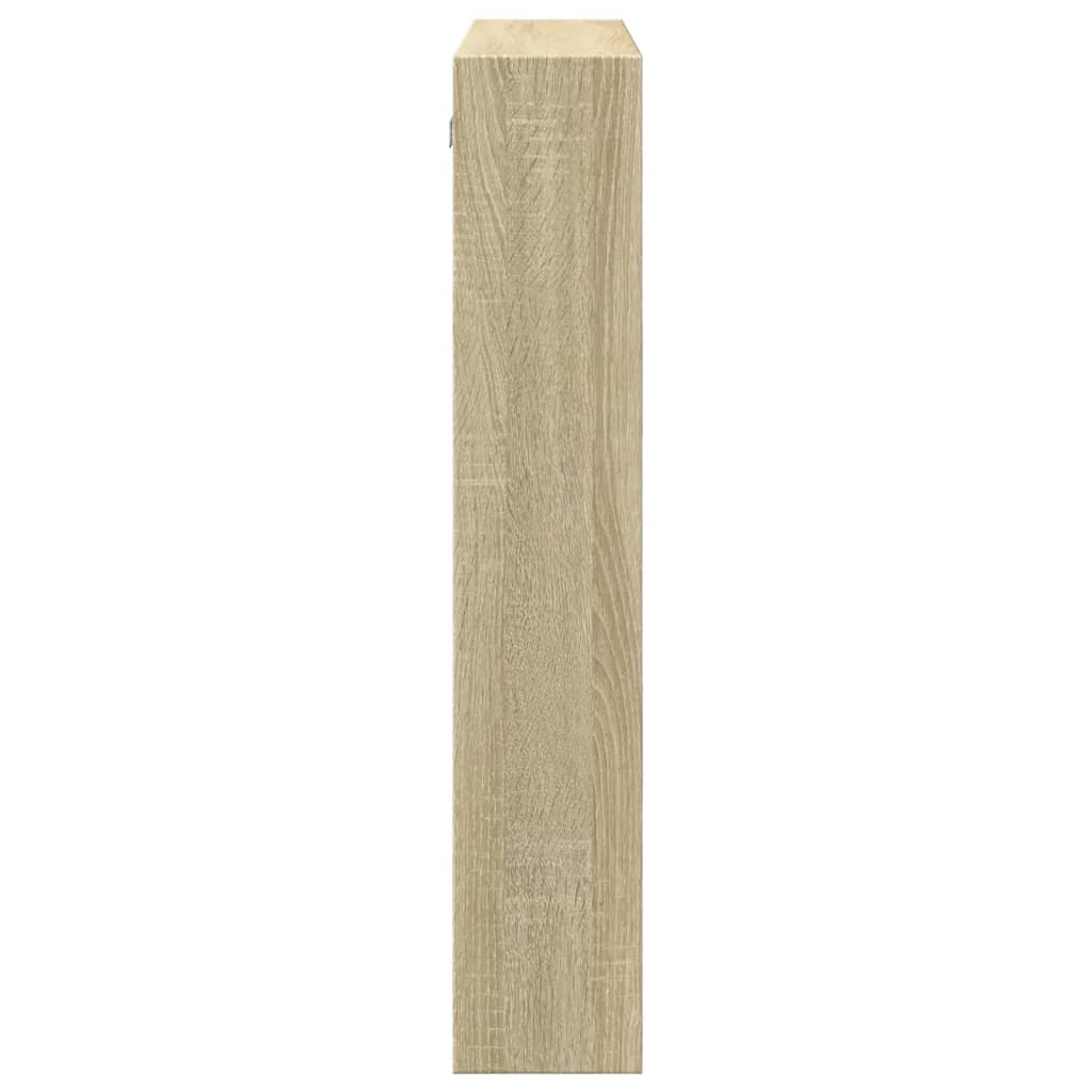 Armadietto a Muro Rovere Sonoma 80x15x80 cm Legno Multistrato | homemem39