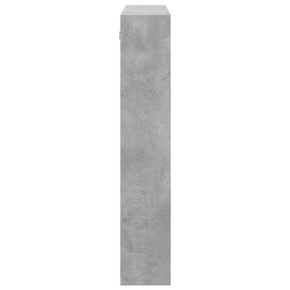 Armadietto a Muro Grigio Cemento 80x15x80 cm Legno Multistrato | homemem39