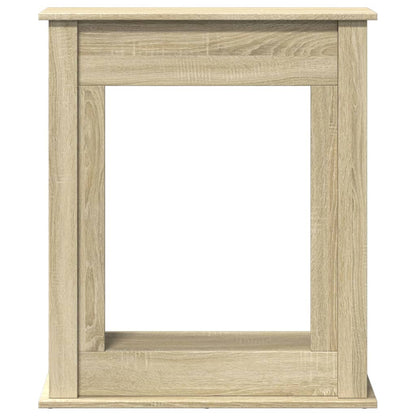 Cornice per Camino Rovere Sonoma 75x20x87,5 cm in Truciolato