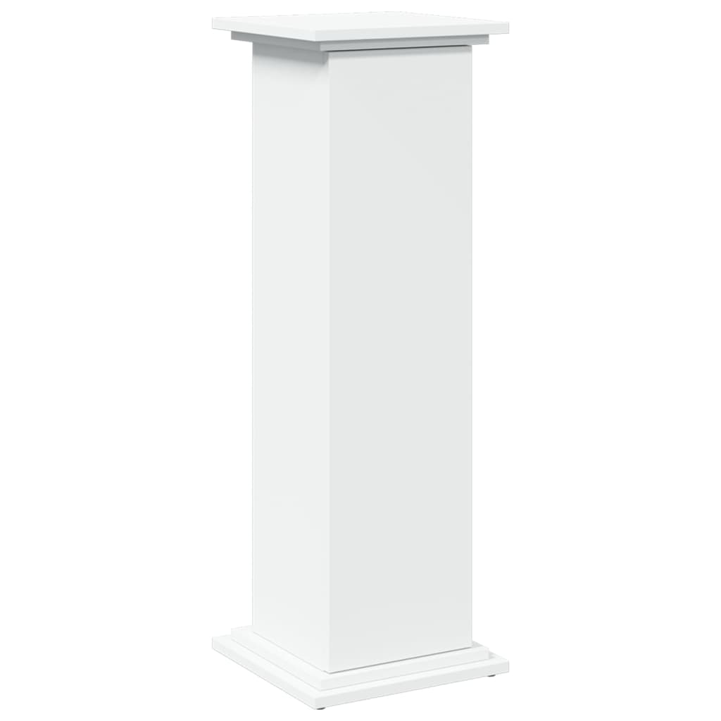 Supporto Espositivo Portaoggetti Bianco 31x30x90 cm Truciolato
