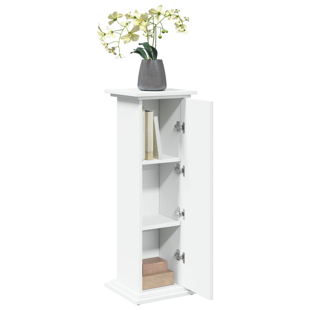 Supporto Espositivo Portaoggetti Bianco 31x30x90 cm Truciolato