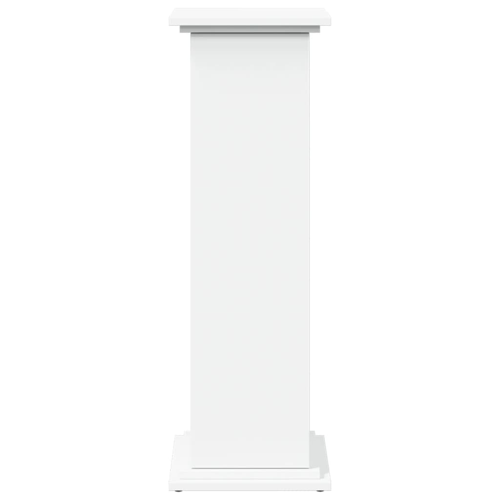 Supporto Espositivo Portaoggetti Bianco 31x30x90 cm Truciolato | homemem39