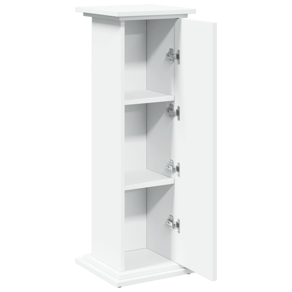 Supporto Espositivo Portaoggetti Bianco 31x30x90 cm Truciolato