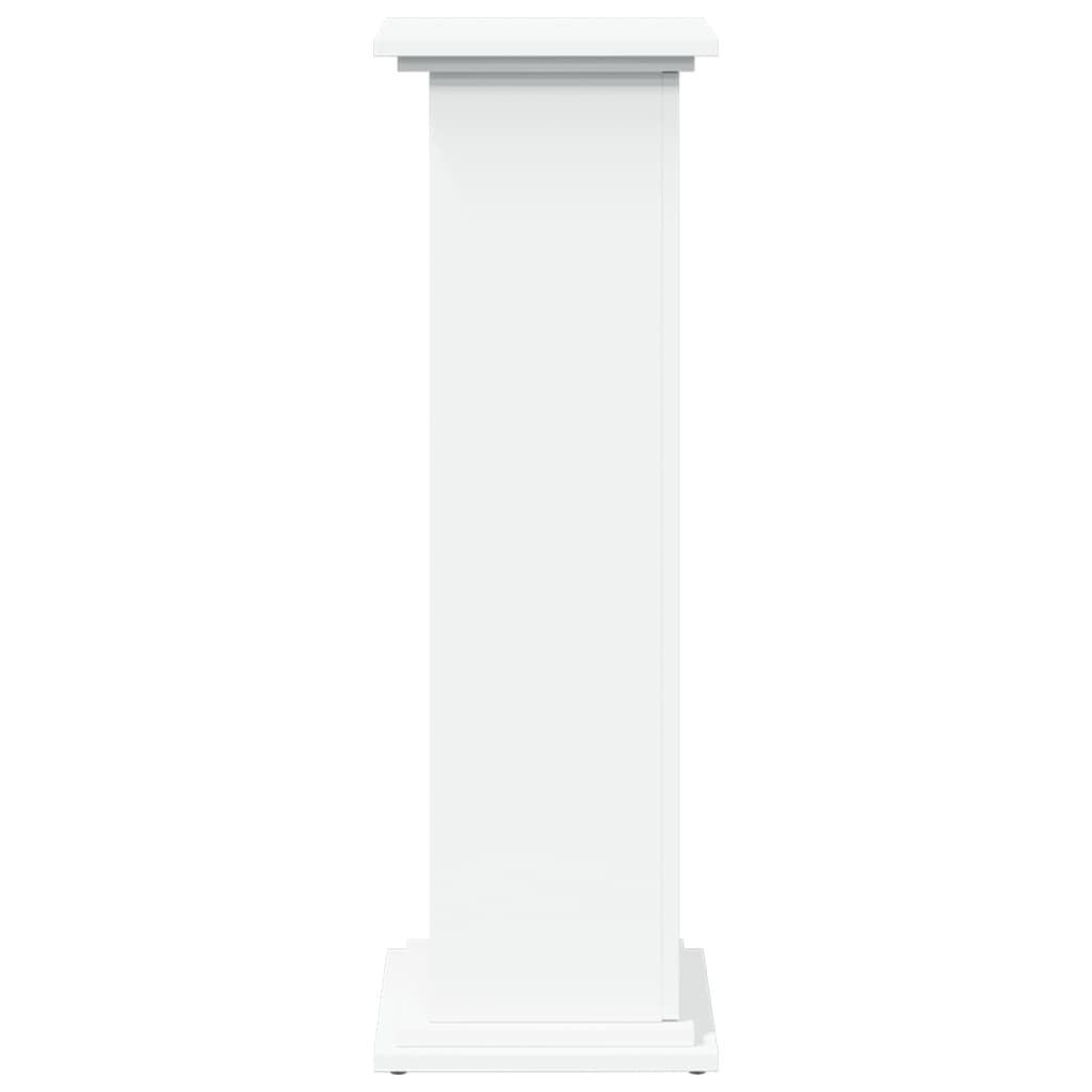 Supporto Espositivo Portaoggetti Bianco 31x30x90 cm Truciolato