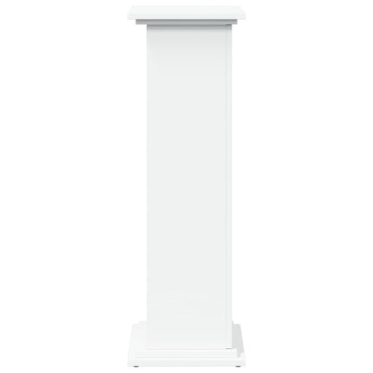 Supporto Espositivo Portaoggetti Bianco 31x30x90 cm Truciolato