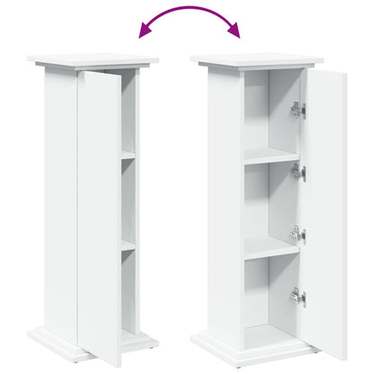 Supporto Espositivo Portaoggetti Bianco 31x30x90 cm Truciolato