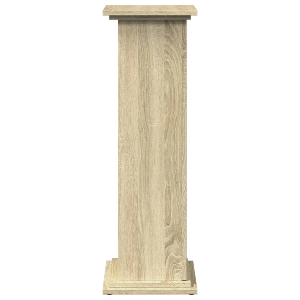 Espositore con Portaoggetti Rovere Sonoma 31x30x90cm Truciolato