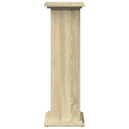 Espositore con Portaoggetti Rovere Sonoma 31x30x90cm Truciolato