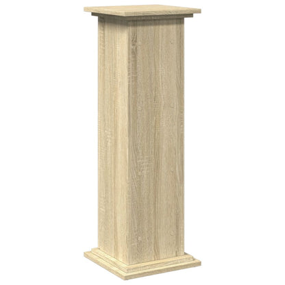 Espositore con Portaoggetti Rovere Sonoma 31x30x90cm Truciolato - homemem39