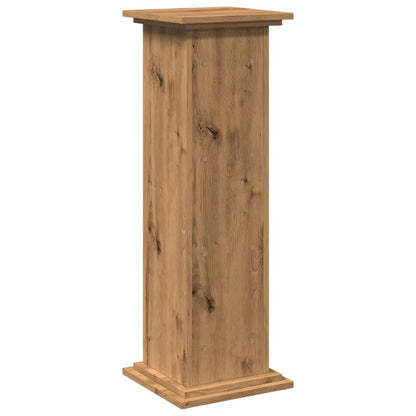 Espositore Portaoggetti Rovere Artigianale 31x30x90 Truciolato | homemem39
