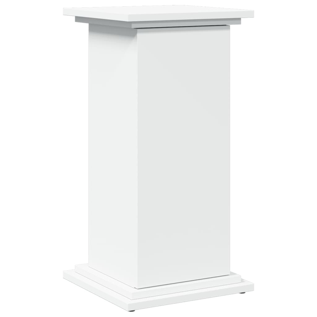 Supporto Espositivo Portaoggetti Bianco 31x30x60 cm Truciolato - homemem39