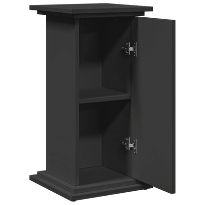 Supporto Espositivo Portaoggetti Nero 31x30x60 cm Truciolato