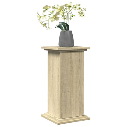 Espositore con Portaoggetti Rovere Sonoma 31x30x60cm Truciolato