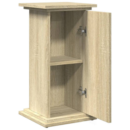 Espositore con Portaoggetti Rovere Sonoma 31x30x60cm Truciolato