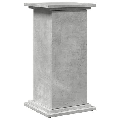 Espositore con Portaoggetti Grigio Cemento 31x30x60 Truciolato