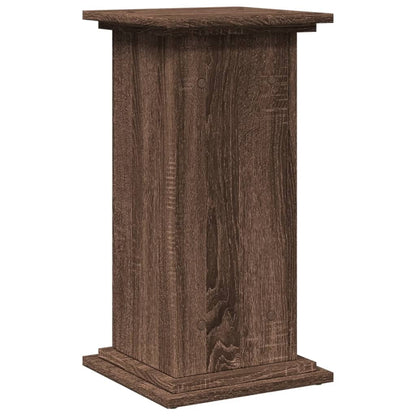 Espositore con Portaoggetti Rovere Marrone 31x30x60 Truciolato - homemem39