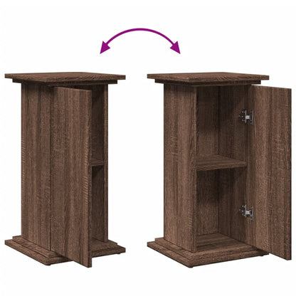 Espositore con Portaoggetti Rovere Marrone 31x30x60 Truciolato - homemem39