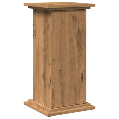 Espositore Portaoggetti Rovere Artigianale 31x30x60 Truciolato - homemem39