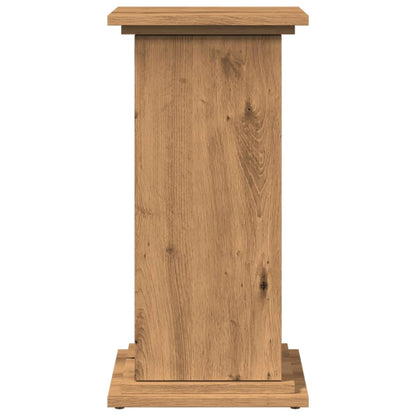 Espositore Portaoggetti Rovere Artigianale 31x30x60 Truciolato