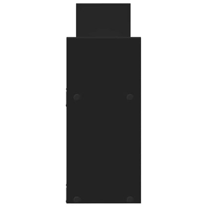 Mobile a Parete 100x18x40 cm Nero in Legno Multistrato | homemem39
