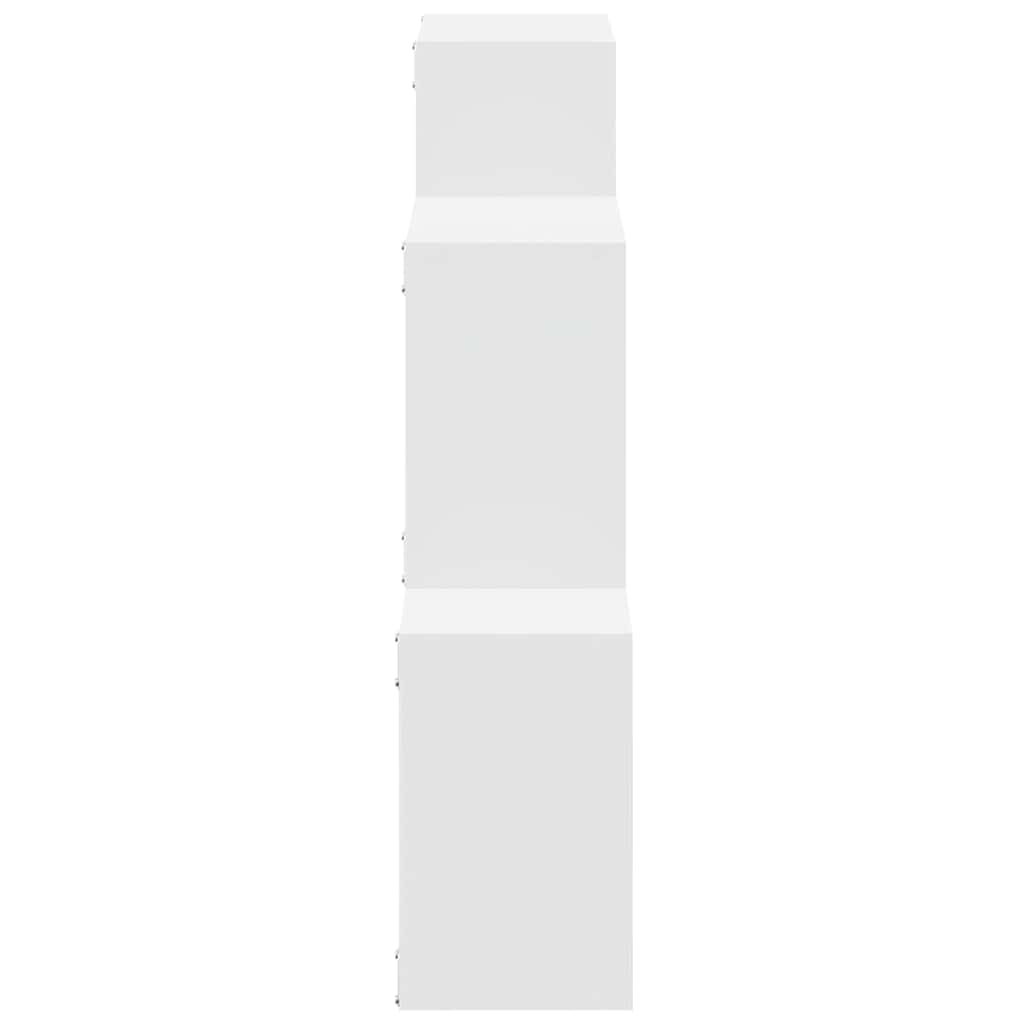 Mobile a Parete 78x18x71 cm Bianco in Legno Multistrato | homemem39