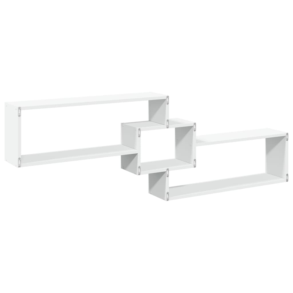 Mobile a Parete 158x18x53 cm Bianco in Legno Multistrato | homemem39