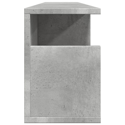 Mobile a Parete 100x20x30cm Grigio Cemento in Legno Multistrato | homemem39