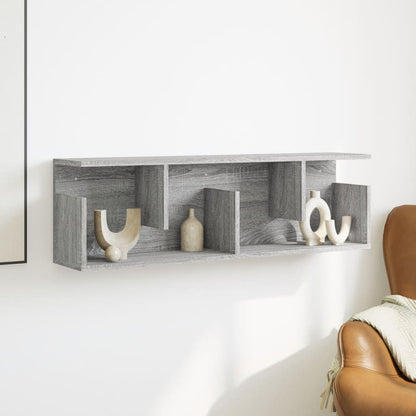 Mobile a Parete 100x20x30 cm Grigio Sonoma in Legno Multistrato | homemem39