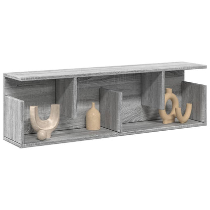 Mobile a Parete 100x20x30 cm Grigio Sonoma in Legno Multistrato | homemem39