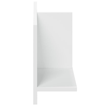 Mobile a Parete 70x16,5x30 cm Bianco in Legno Multistrato | homemem39