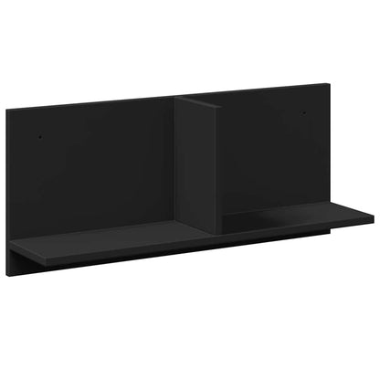 Mobile a Parete 70x16,5x30 cm Nero in Legno Multistrato | homemem39
