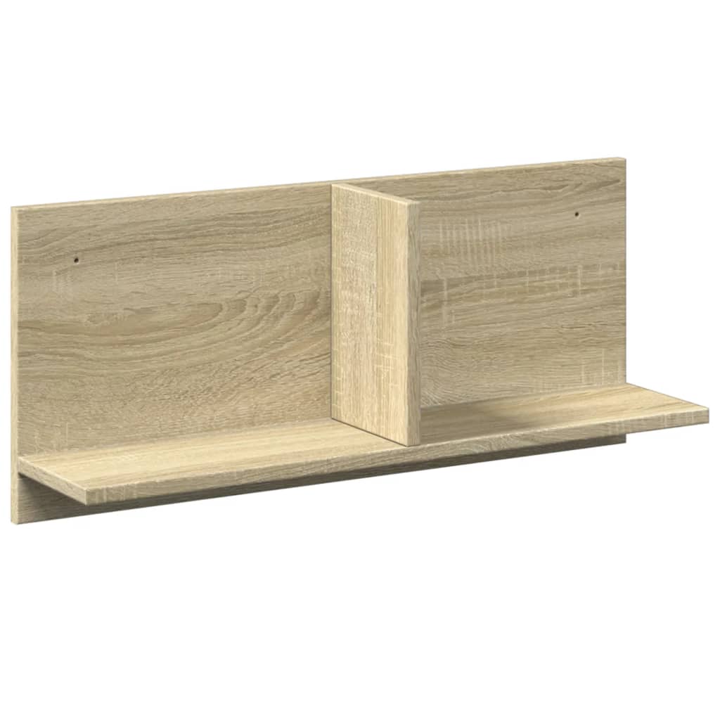 Mobile a Parete 70x16,5x30cm Rovere Sonoma in Legno Multistrato | homemem39