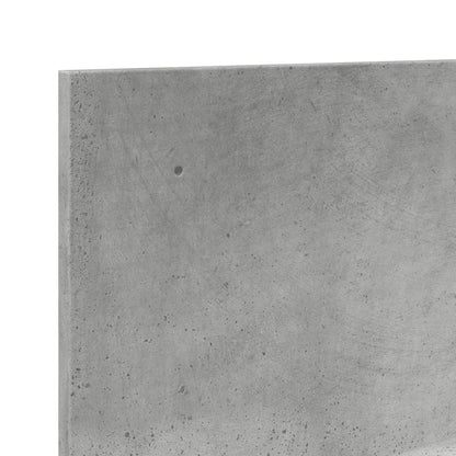 Mobile a Parete 70x16,5x30 cm Grigio Cemento Legno Multistrato