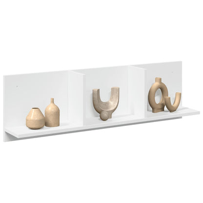Mobile a Parete 100x16,5x30 cm Bianco in Truciolato | homemem39