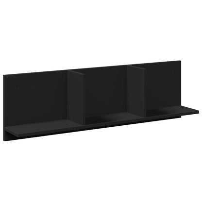 Mobile a Parete 100x16,5x30 cm Nero in Truciolato | homemem39