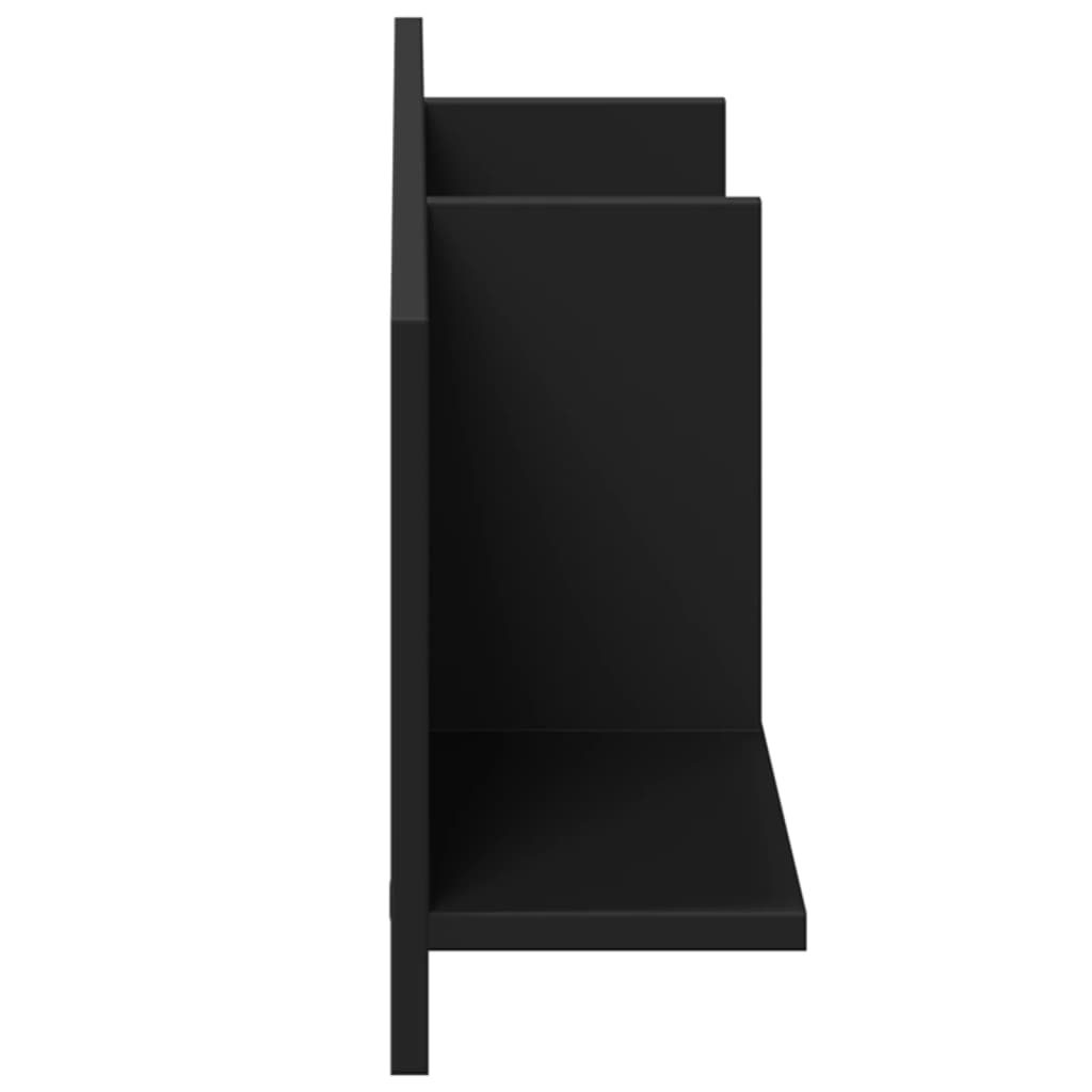 Mobile a Parete 100x16,5x30 cm Nero in Truciolato | homemem39