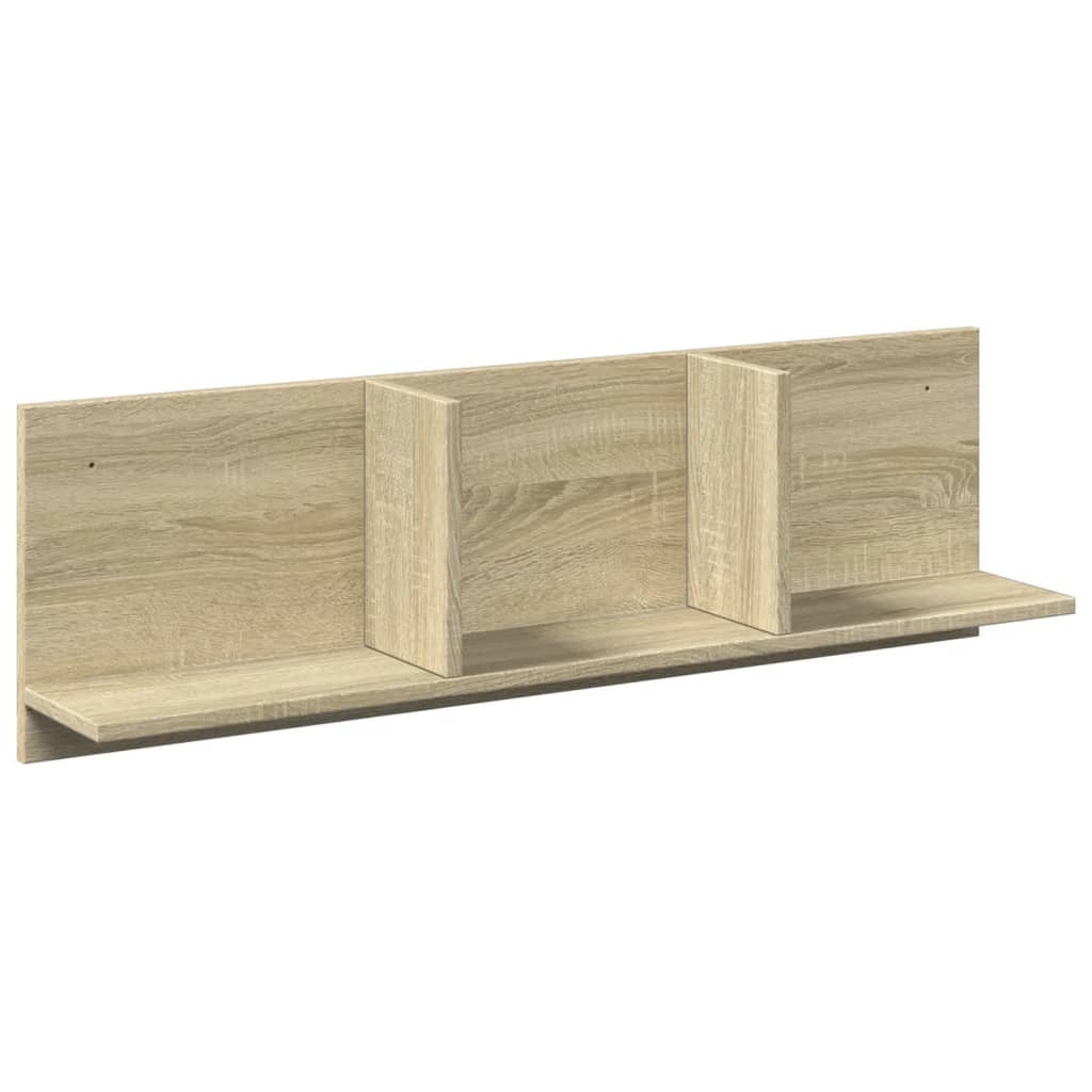 Mobile a Parete 100x16,5x30 cm Rovere Sonoma in Truciolato | homemem39
