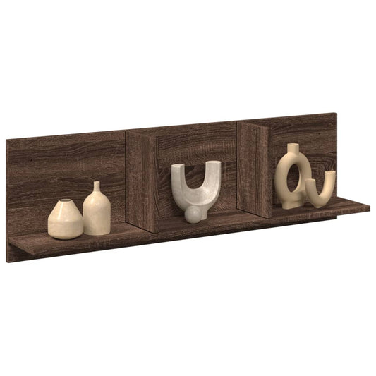 Mobile a Parete 100x16,5x30 cm Rovere Marrone in Truciolato | homemem39