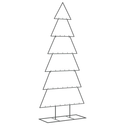 Albero di Natale Decorativo in Metallo Nero 180 cm | homemem39